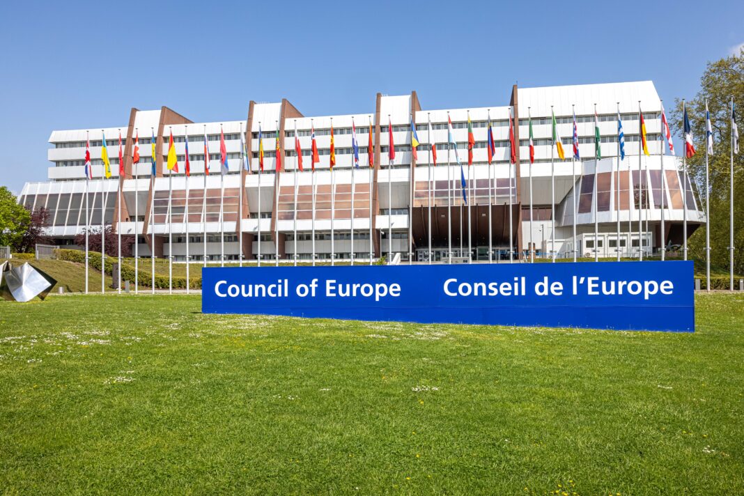Council of Europe in Strasbourg, spring