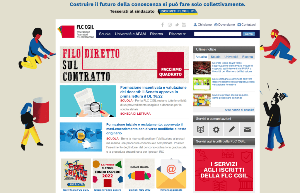 FLC, el sindicato más grande de Italia, pide a los eurodiputados italianos que apoyen a Lettori