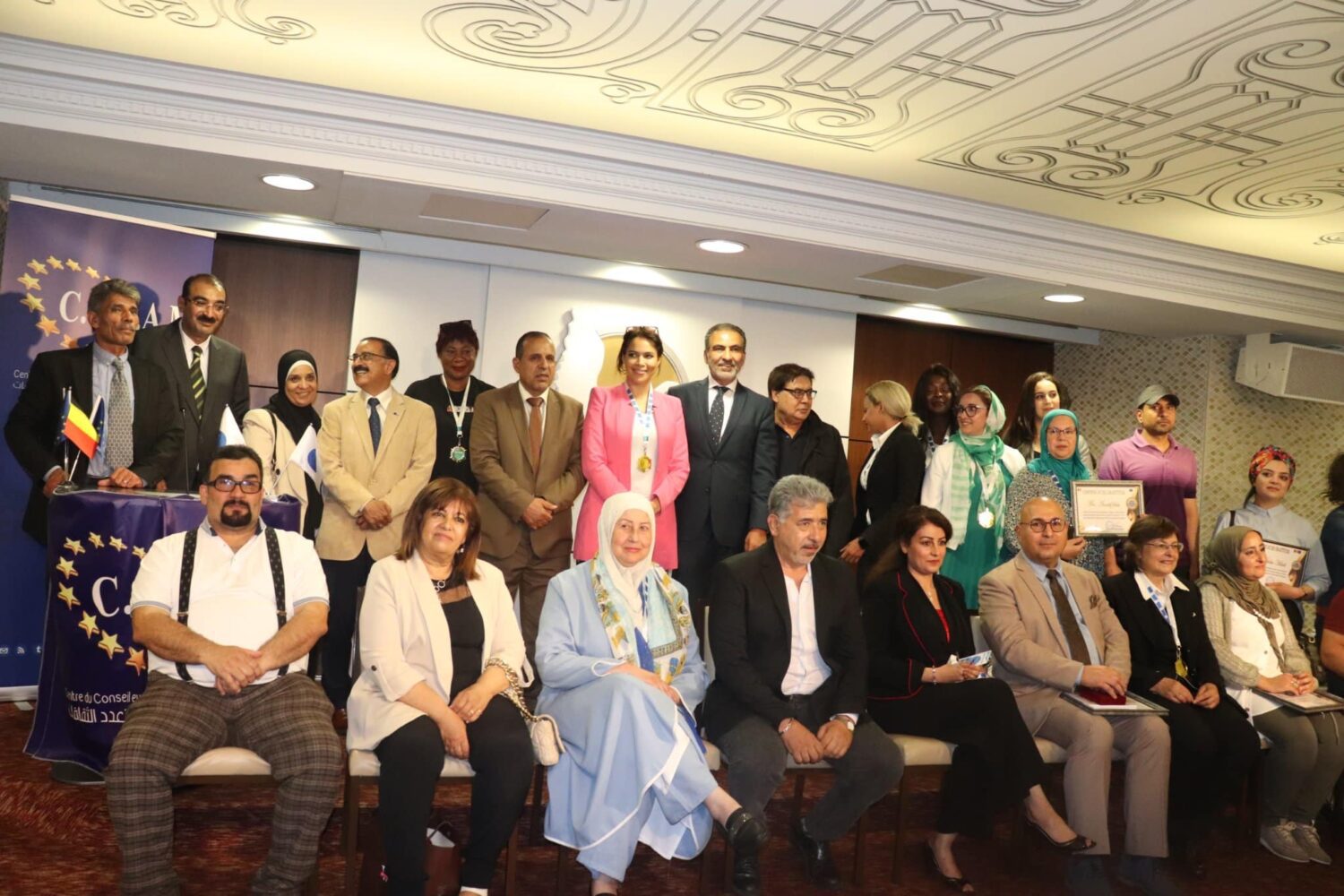 Group photo after the event at the Churches of Scientology for Europe