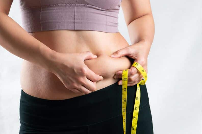 Gewichtsverlust Fatburner-Konzept
