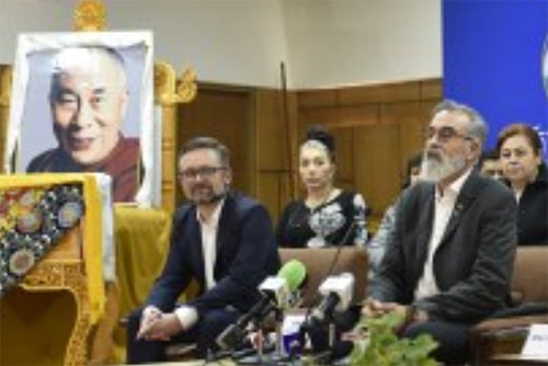 honorables Parliamentary Delegation Raise Concerns Over Continued Oppression in Tibet at Joint Press Meet
