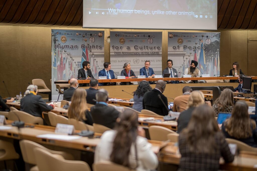 01 scientology faith and human rights panel 2000x1333 1 Buddhism, Christianity, Hinduism, Islam, Scientology and Sikhism have joined the United Nations to protect Human Rights