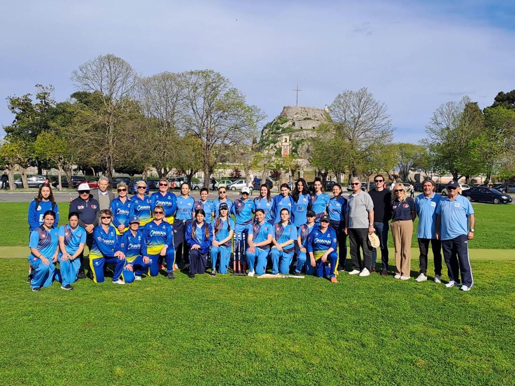 UK Lords and Commons & Greek National Cricket Women’s Teams