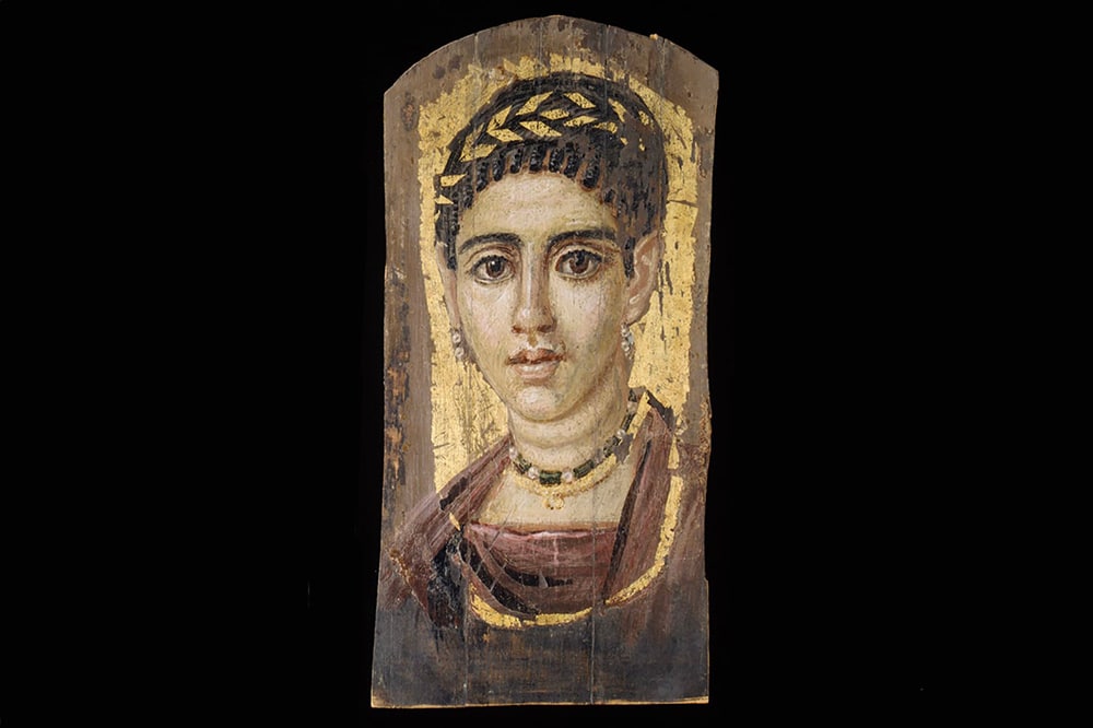A woman from a Fayum portrait was diagnosed by the image
