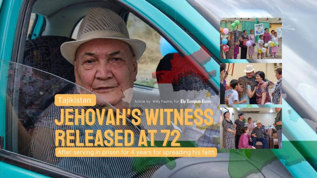 Un témoin de Jéhovah sort de prison au Tadjikistan