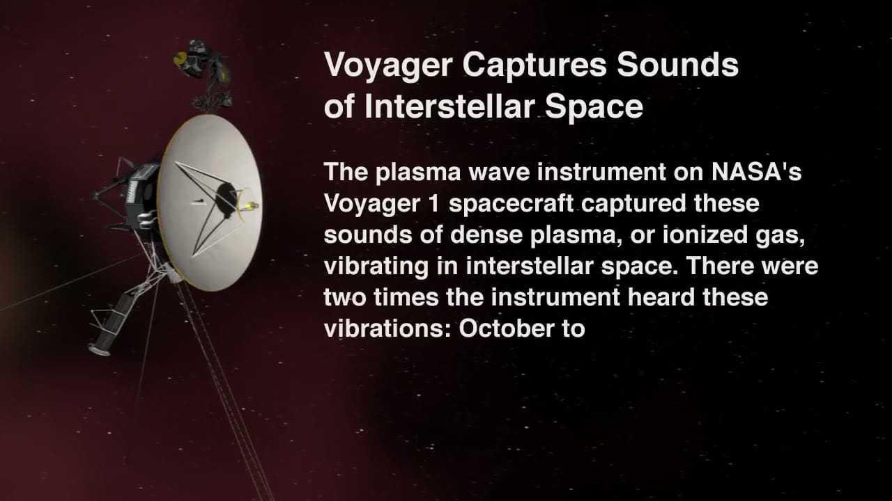 Услышьте жуткие звуки межзвездного пространства, снятые космическим аппаратом НАСА «Вояджер»