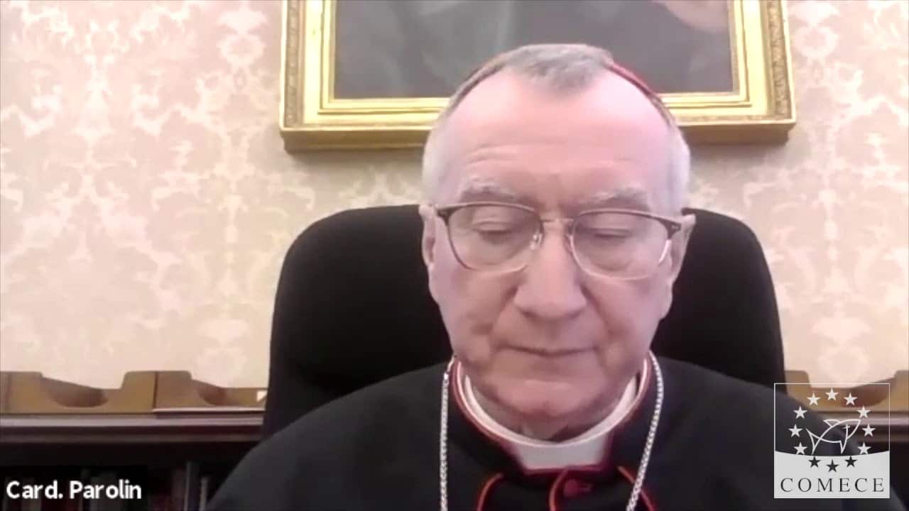 Ассамблея COMECE - Кардинал Паролин о выздоровлении от Covid-19: «Церковь на переднем крае более справедливой и солидарной Европы»
