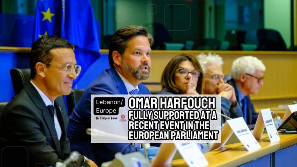 Copy of Copy of Omar Harfouch 1 Omar Harfouch fully supported at a recent event in the European Parliament