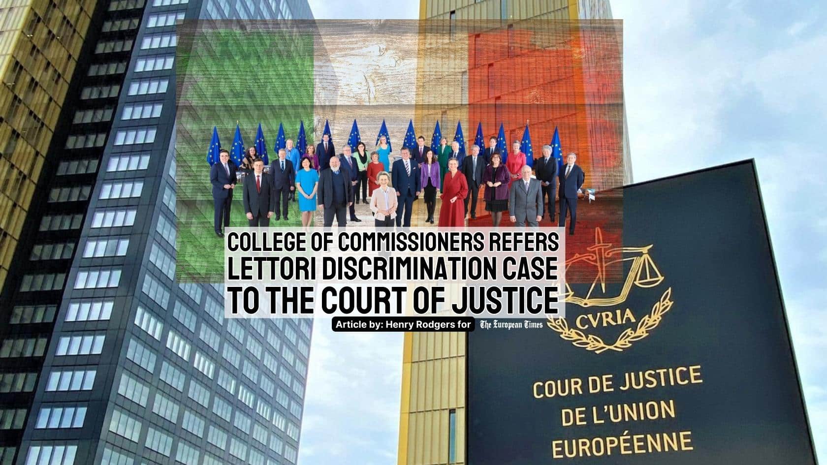 College of Commissioners refers Lettori discrimination case to the Court of Justice