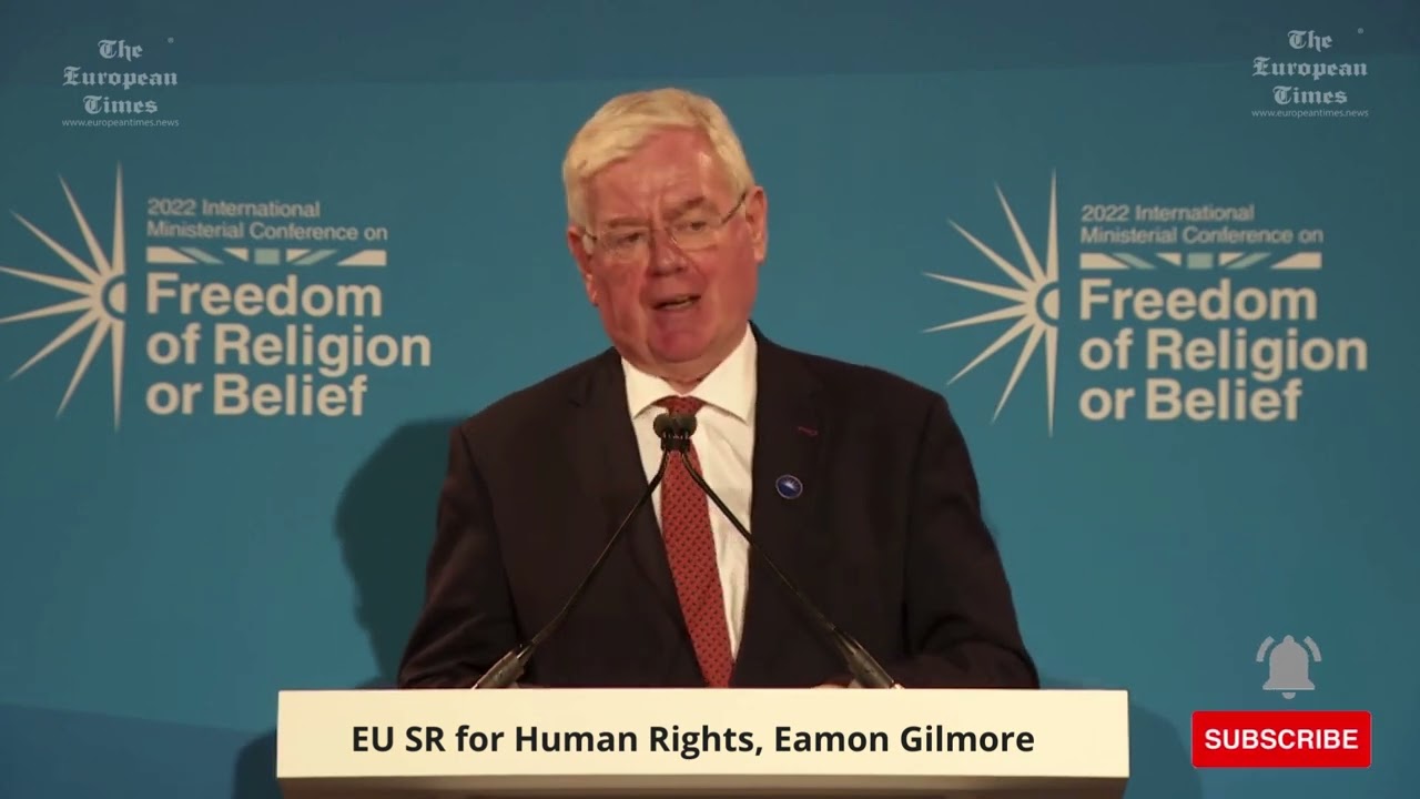 Gimore: "Die EU werk nou saam met alle akteurs om Forb te bevorder. Alle menseregte het gelyke waarde", het die spesiale verteenwoordiger van die EU vir Menseregte gesê.