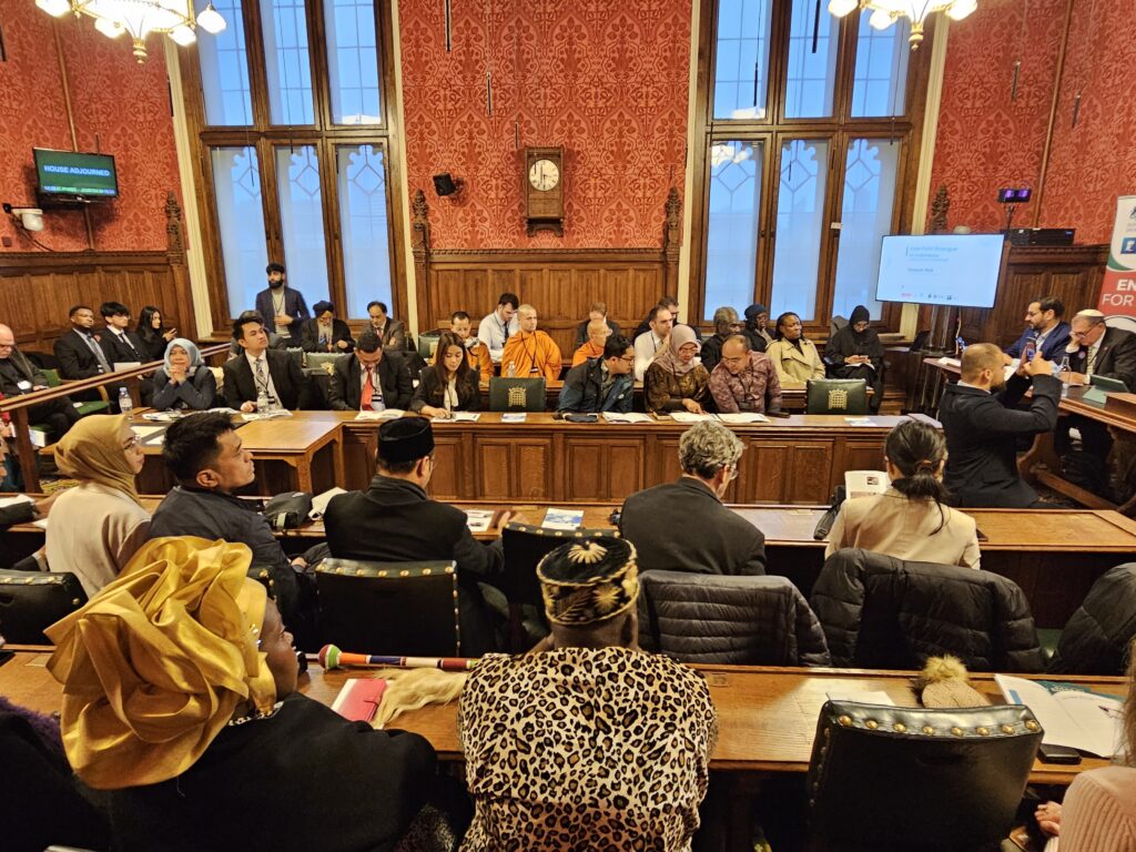 4 Committee room UK Parliament hosted the conference "Interfaith Works, Living Examples"