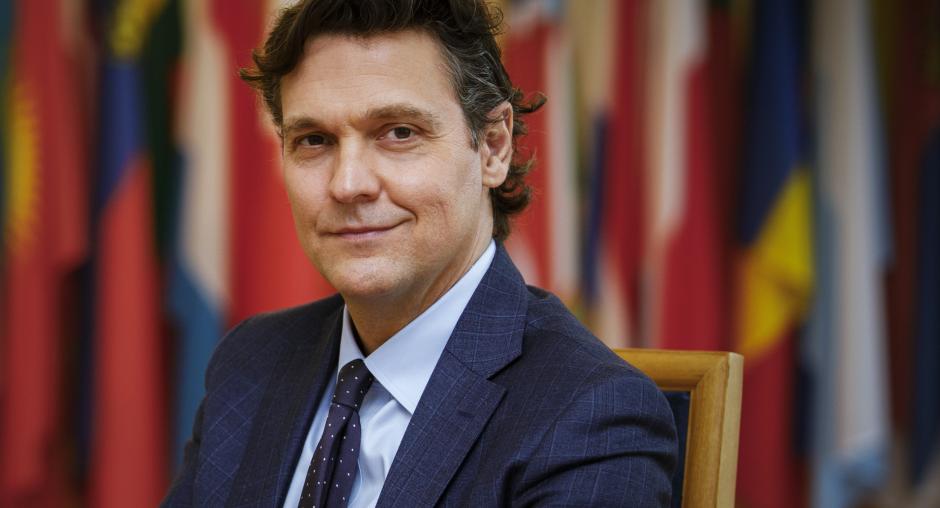 Matteo Mecacci, Διευθυντής του Γραφείου του ΟΑΣΕ για τους Δημοκρατικούς Θεσμούς και τα Ανθρώπινα Δικαιώματα. (ΟΑΣΕ/Πιότρ Τζιούμπακ)