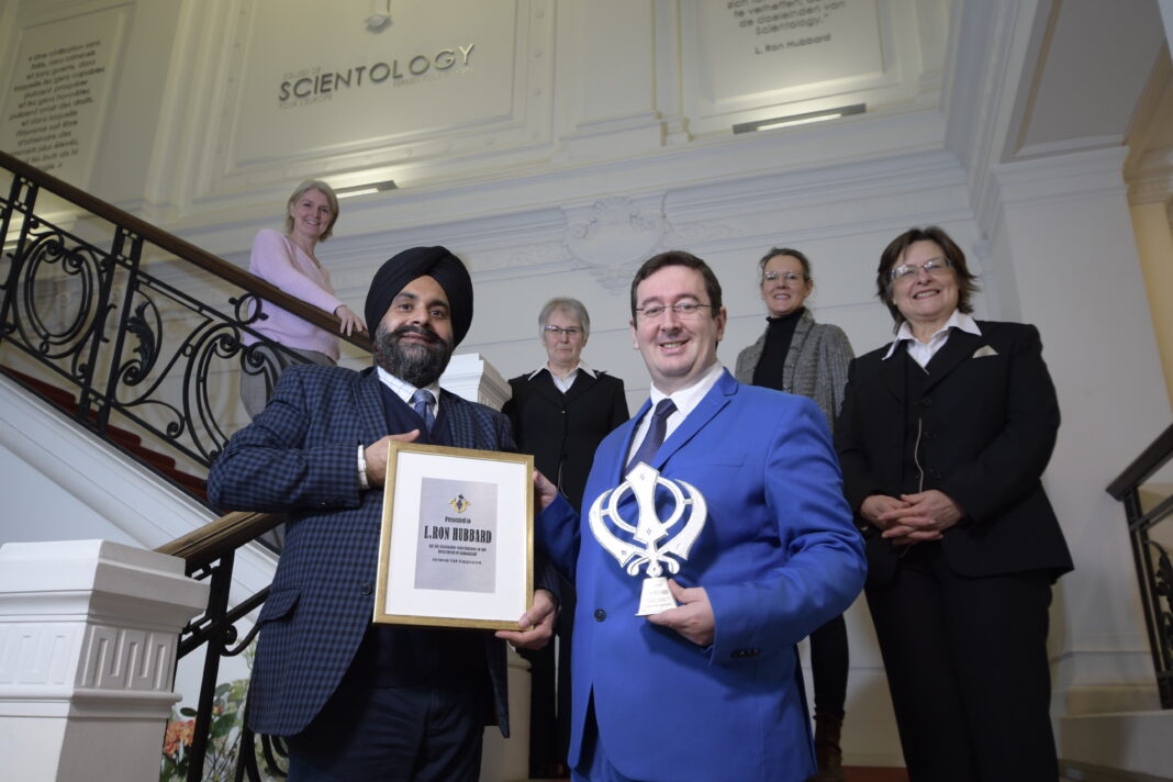 Mr Binder Singh and Ivan Arjona with recognition to L. Ron Hubbard