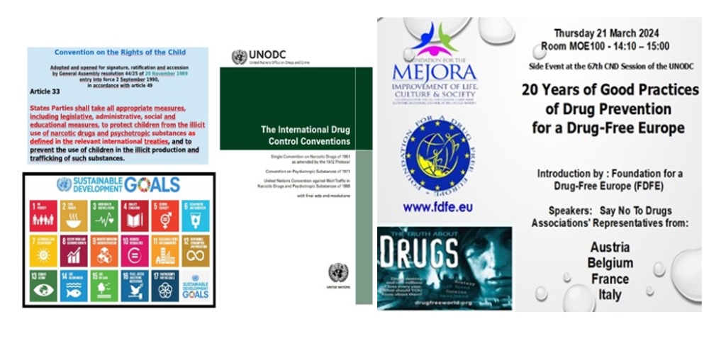 image 1 The Drugs, the 67th CND and the FDFE, 20 Years of Good Practices of Drug Prevention for a Drug-Free Europe