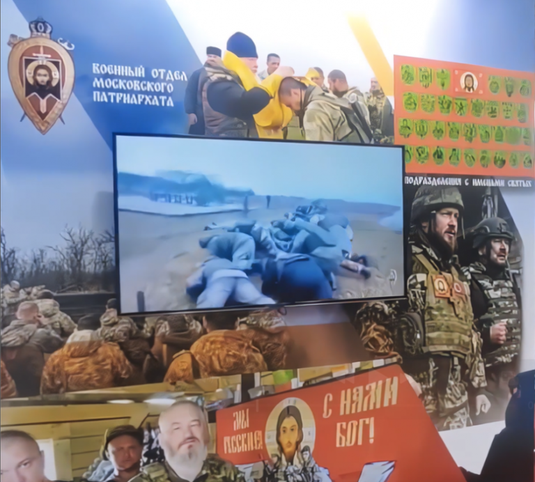 The Russian Church presented its goods for “earthly and heavenly protection” at a military forum