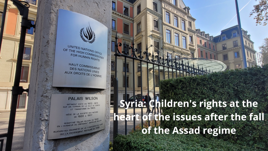 Syria: Children's rights at the heart of the issues after the fall of the Assad regime