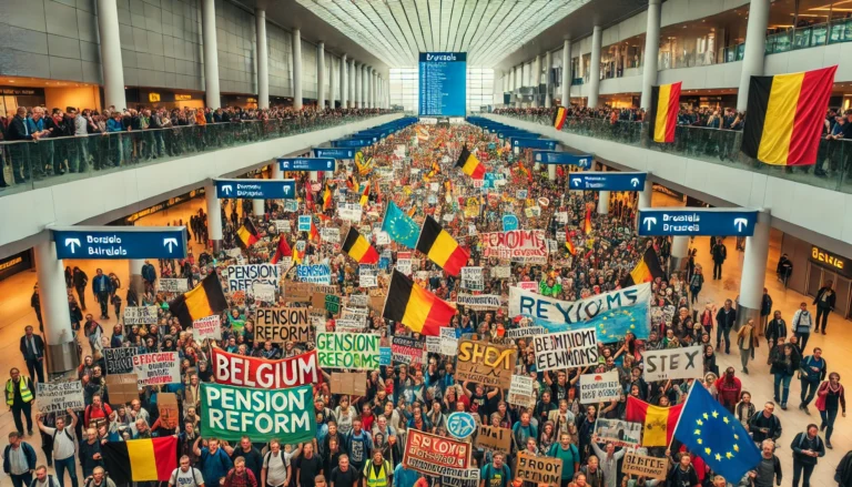 Nationwide Strike Grounds Brussels Airport: No Departures on Thursday Amid Mass Protests