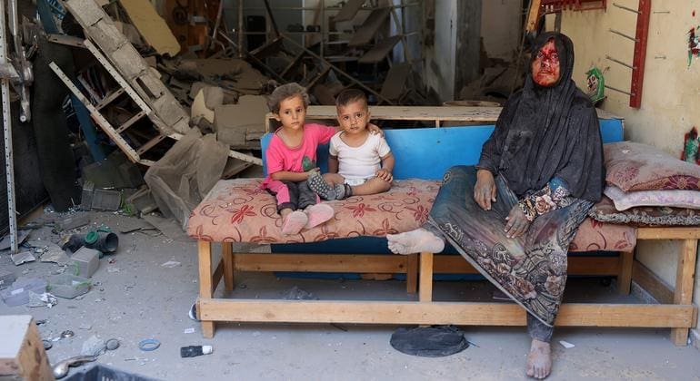 Most Gaza families survive on one meal a day Most Gaza families survive on one meal a day