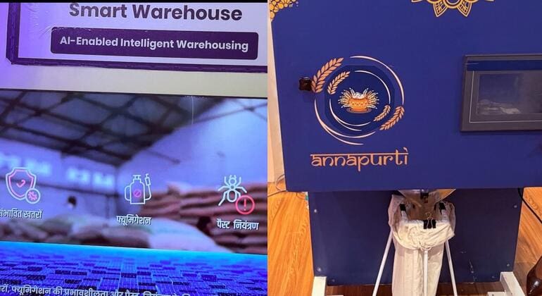 Grain ATMs and hunger maps: AI innovations spotlighted at UN agency showcase in India
