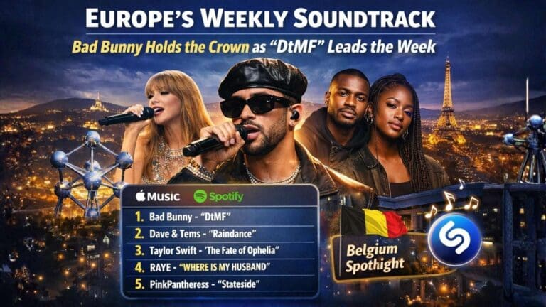 Europe’s Weekly Soundtrack: Bad Bunny Holds the Crown as “DtMF” Leads the Week