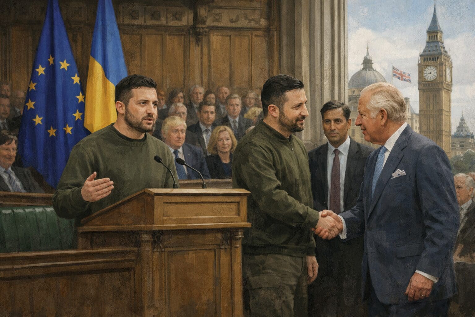 Zelenskyy Emphasizes Values and Technology in Address to UK Parliament