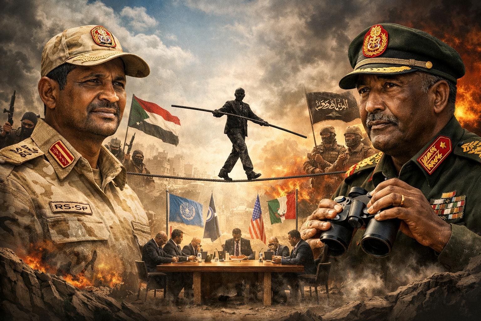 Sudan: Again the RSF shows willing while Burhan wobbles on his tightrope