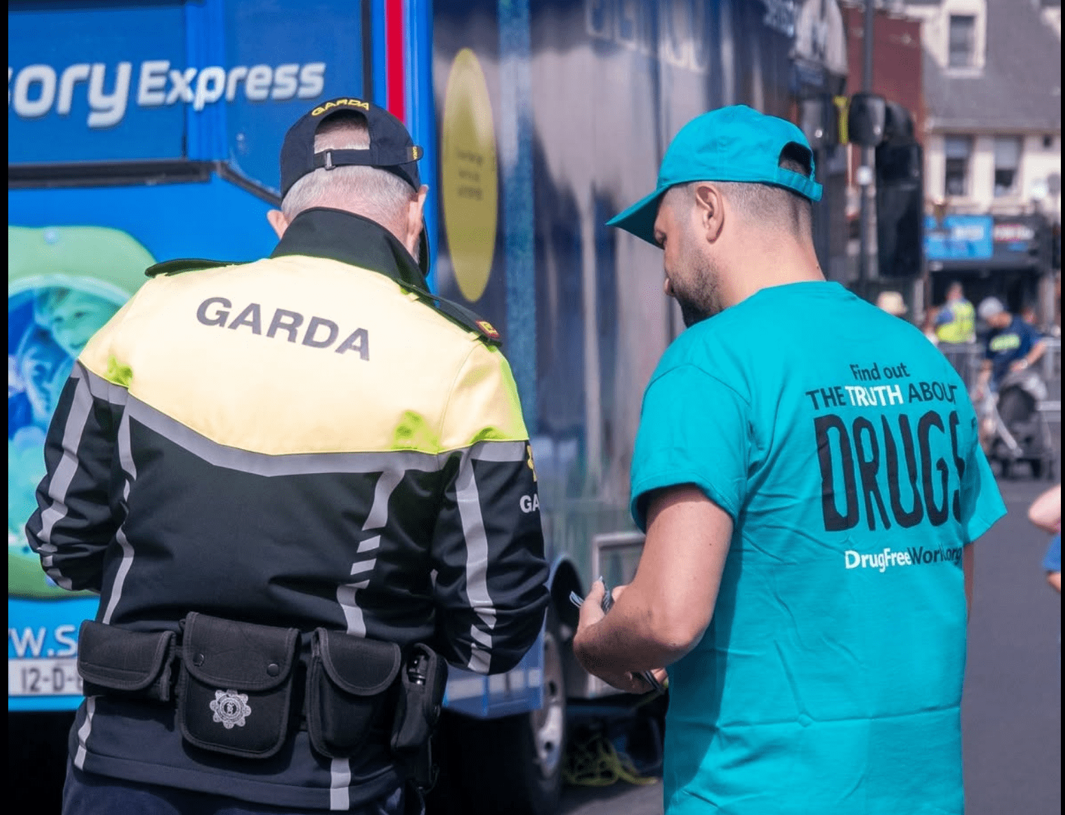 Scientology Volunteers Bring Drug-Prevention Education to Clondalkin Festival in Ireland